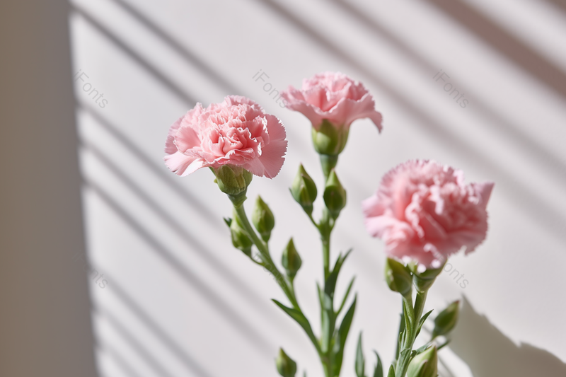 光影背景鲜花康乃馨实拍摄影图,高清,摄影图,摄影图片,图片大全,摄影图免费下载